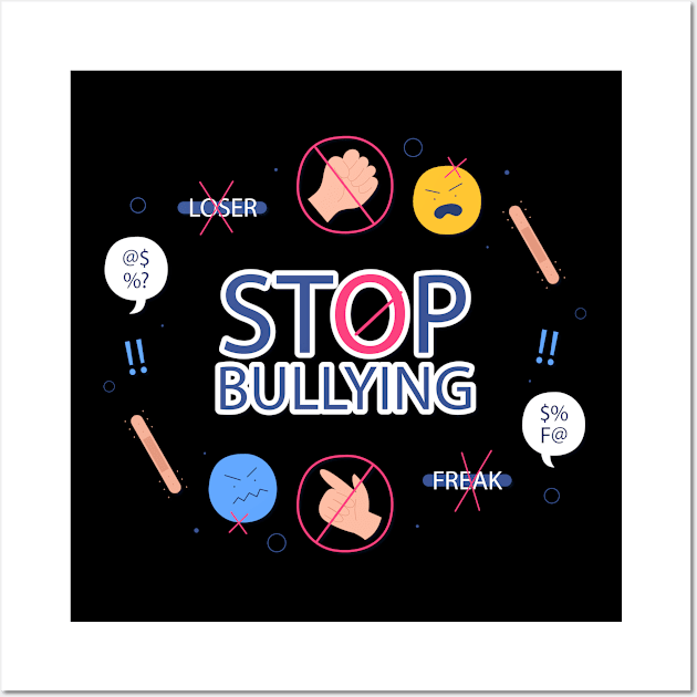 Stop Bullying Wall Art by Mako Design 